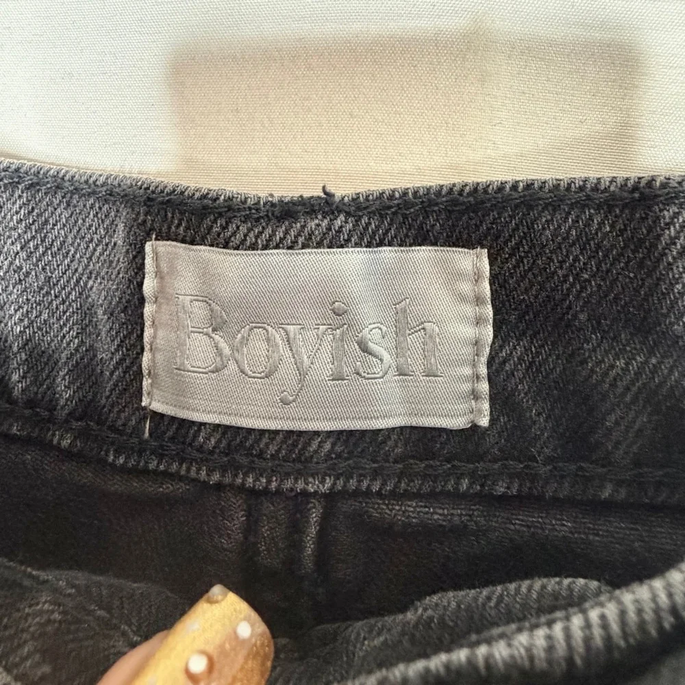 NEW with tags Boyish Black The Ziggy High-Rise Straight Leg Jeans Size 30